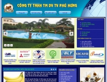 Website Công ty TNHH DV TV Phú Hưng